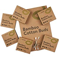 600 Ecoslurps Bastoncillos para Oídos de Bambú | Bastoncillos Ecológicos | Palillos Limpiadores de Oídos | Bastoncillos…